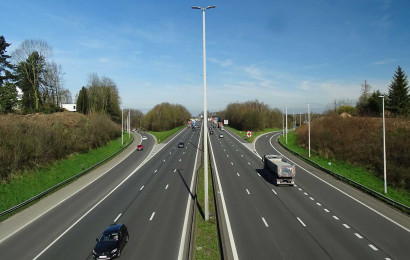 Snelweg in Brussel