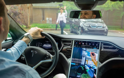 EVBox laadpaal op Tesla's scherm