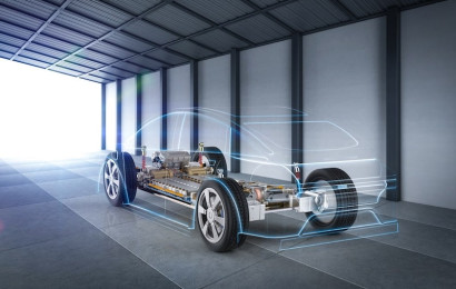 An impressive image of EV car battery